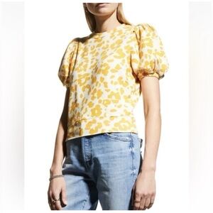 MOTHER  short sleeve sweatshirt. The Curve Ball Sweatshirt . Size Small